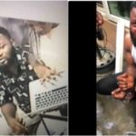 Big boy who stole laptops at Computer Village, arrested today (VIDEO & PHOTOS)