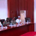Buhari in closed-door meeting with service chiefs in Aso Rock