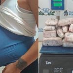PHOTOS: Woman Is Caught Smuggling Four Kilos Of Cannabis In A Fake Baby Bump