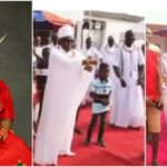 Oba of Benin spotted dancing shaku-shaku at children’s party (photos & video)