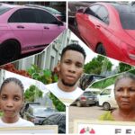 Uniport Undergraduate, His Mother And Girlfriend Arrested For Internet Fraud, See Photos Of Their Expensive Cars