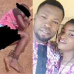 Photos & Video: Couple arrested for chaining their househelp over N10 sweet and leaving her under the sun