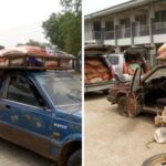 Photos: Border Patrol Team Intercepts Bags Of Foreign Rice Smuggled In 13 Locally Fabricated Vans In Ilorin