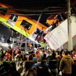 Photos & Video: Horrific moment overhead train collapses onto roadway, killing 19 and injuring at least 70 in Mexico