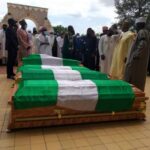 Knocks As Buhari, Osinbajo Fail To Attend Burial Of Attahiru, Others Who Died In Plane Crash