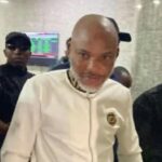 BREAKING: Nnamdi Kanu Arrives In Court Under Tight Security