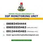 Phone Numbers To Report Bad Police Officers In Nigeria