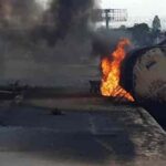 Petrol tanker explodes in Abeokuta as residents scoop fuel [VIDEO]