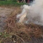 Thieves Hacked, Burnt To Death By Angry Mob In Akwa Ibom (Graphic Photos)