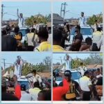 Large Crowd And Massive Security Greet Prophet Odumeje As He Triumphantly Enters Anambra (Video)