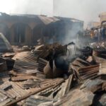 Yobe: 90 shops, stalls burnt to ashes in Nguru market fire incident – SEMA (photos)