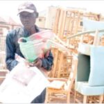 Meet Olukorede, The Blind Newspaper Vendor Who Is Bracing The Odds In Lagos